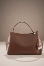 Westoria Chocolate Suede Bag
