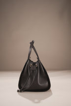 Italian Black Bucket Bag