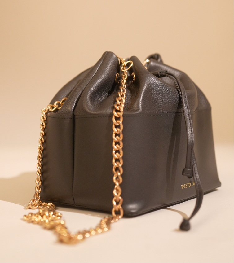 Westoria Black Bucket Bag