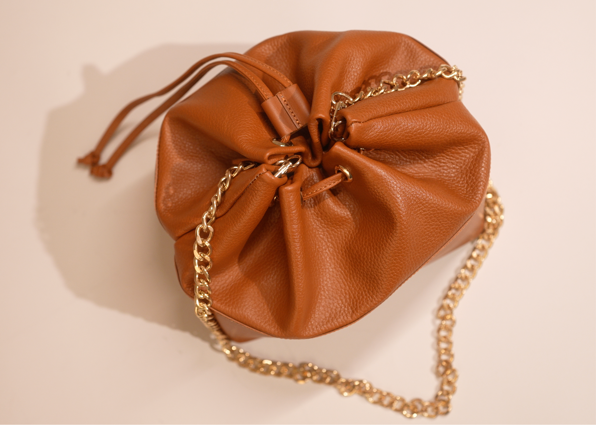 Westoria Tan Bucket Bag