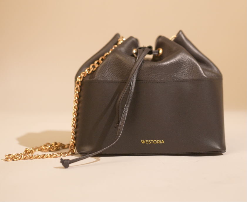 Westoria Black Bucket Bag