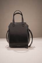 Italian Black Bucket Bag