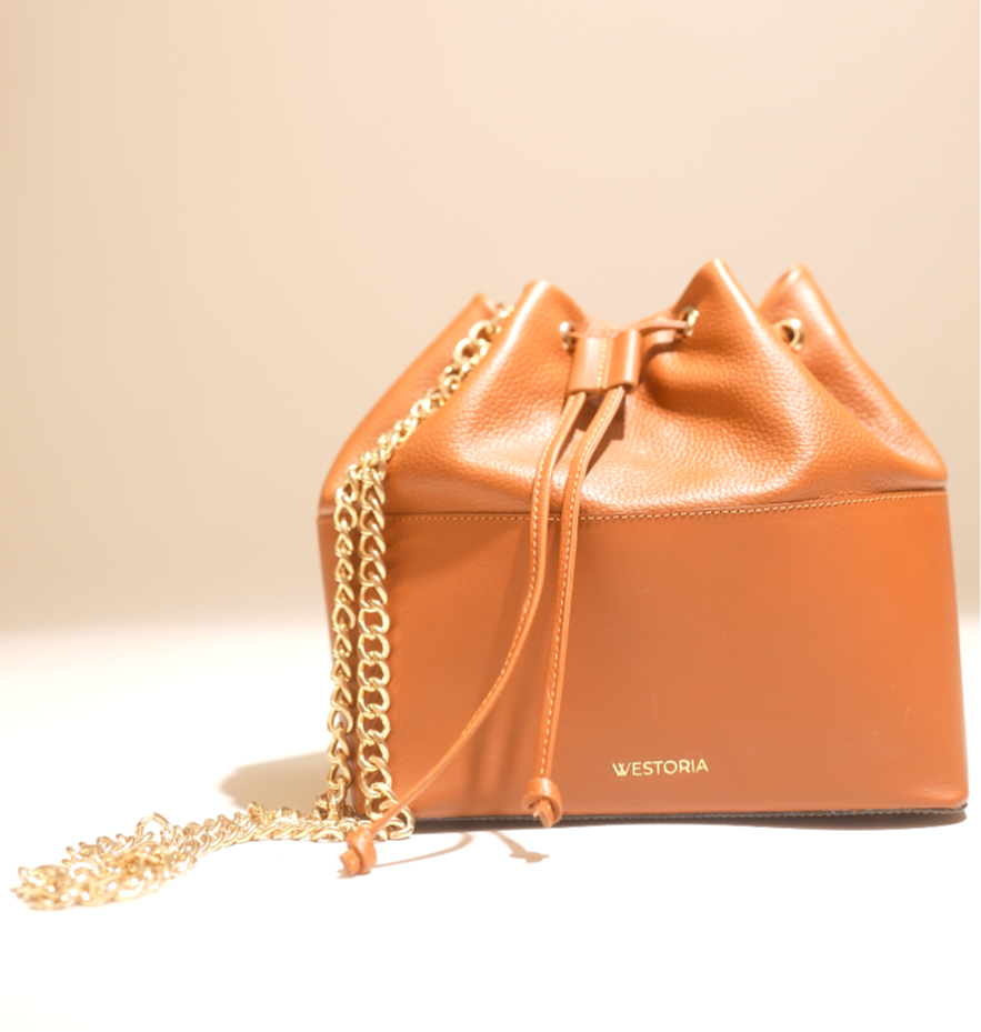 Westoria Tan Bucket Bag