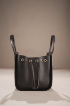 Italian Black Bucket Bag