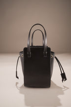 Italian Black Bucket Bag