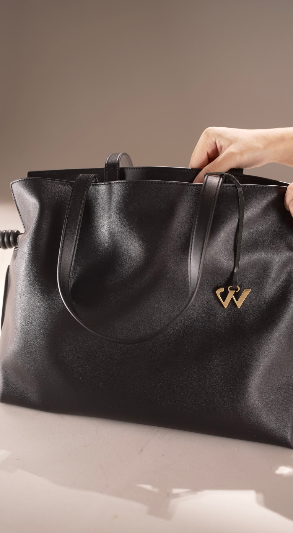 Westoria Black Tote Bag