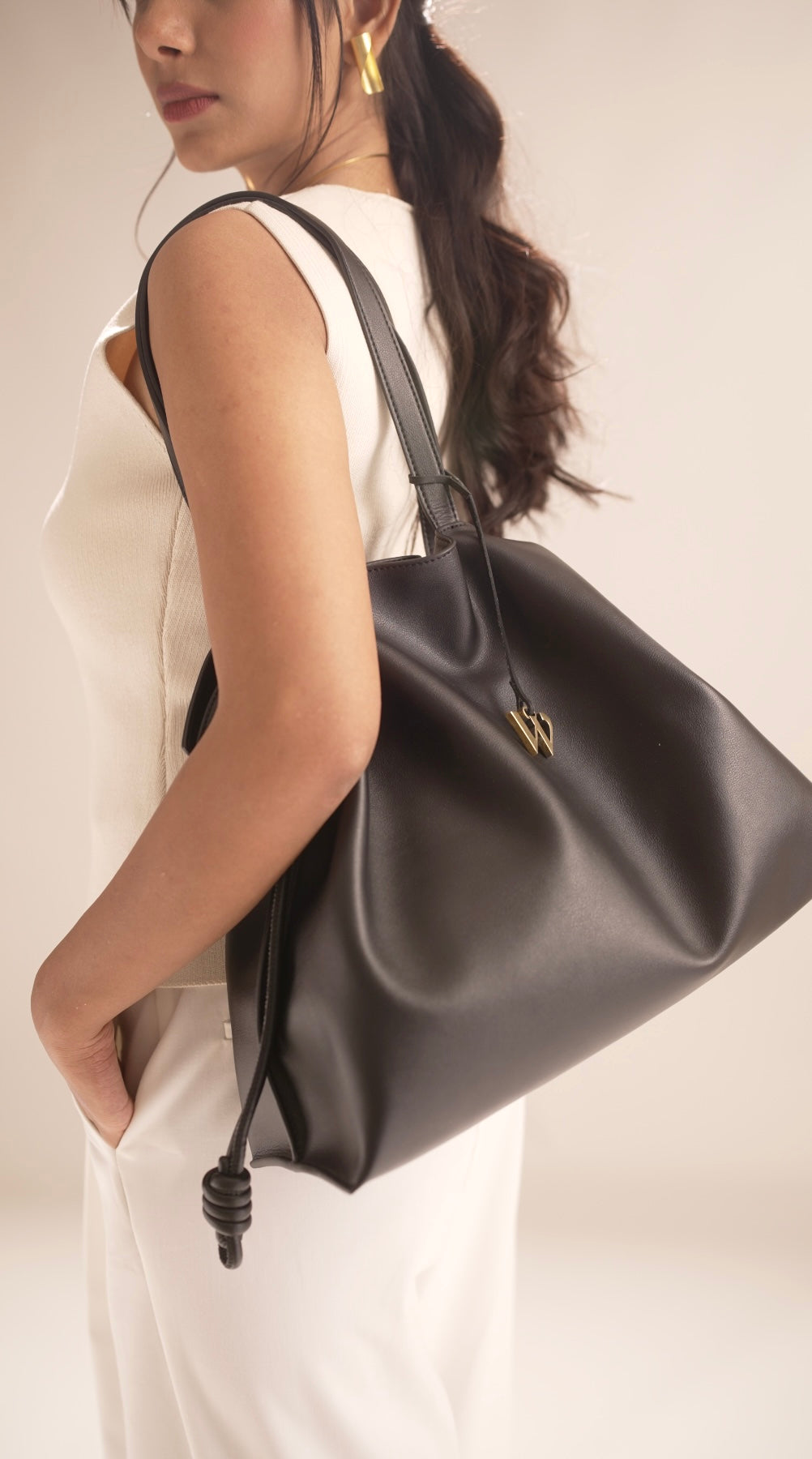 Westoria Black Tote Bag