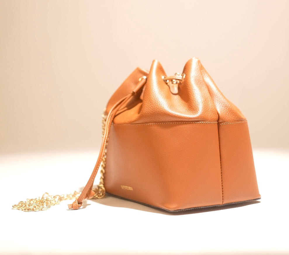 Westoria Tan Bucket Bag